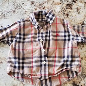 Baby Burberry shirt 6 months